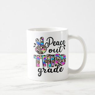 3. Klasse Gefärbte Krawatte glücklich letzten Schu Kaffeetasse