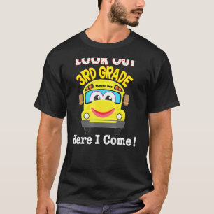 3. Klasse, hier komme ich Schulbus Dritter zurück T-Shirt