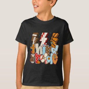 3. Klasse Jungen Blitz Fuß Verkauf Sketll T-Shirt