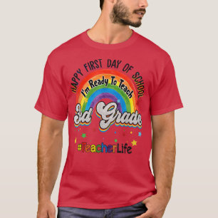 3. Klasse Lehrer Lebenslauf Rainbow Dritte Klasse T-Shirt