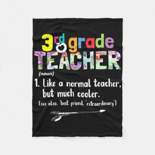 3. Klasse Lehrer zurück zu Schulspende 3. Klasse T Fleecedecke (Vorderseite)