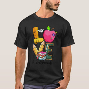 3. Klasse Liebe Lehrer Team Third Grade Crew Mädch T-Shirt