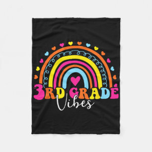 3. Klasse Re to School Retro 5. Klasse Tee Fleecedecke