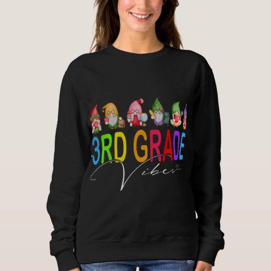 3. Klasse Roben zurück zu Schulgnomen Sweatshirt (Vorderseite)
