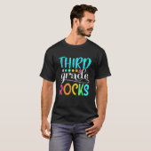 3. Klasse Rocks 3. Klasse Lehrer T-Shirt (Vorne ganz)