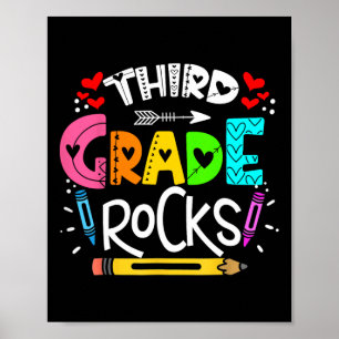 3. Klasse Rocks 3. Klasse Rock zurück zur Schule Poster