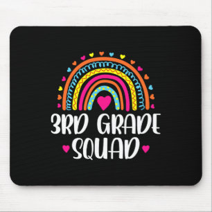3. Klasse Squad Regenbogen Zur Schule Lehrer Kinde Mousepad