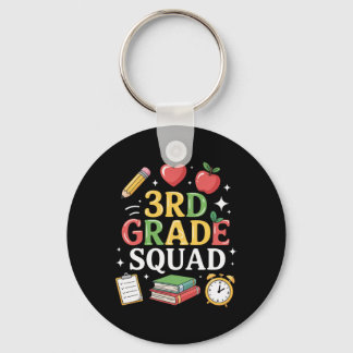 3. Klasse Squad Süß Ck Zur Schule Lehrer  Schlüsselanhänger