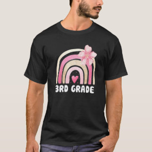 3. Klasse Süße Regenbogen-Kinder-Lehrer Field Day T-Shirt