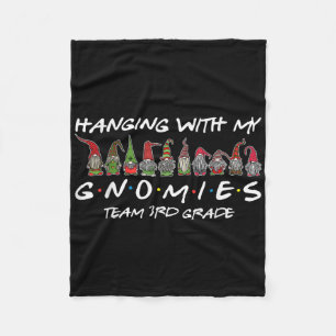 3. Klasse Team Gnomies passender Rückkehr-zur-Schu Fleecedecke