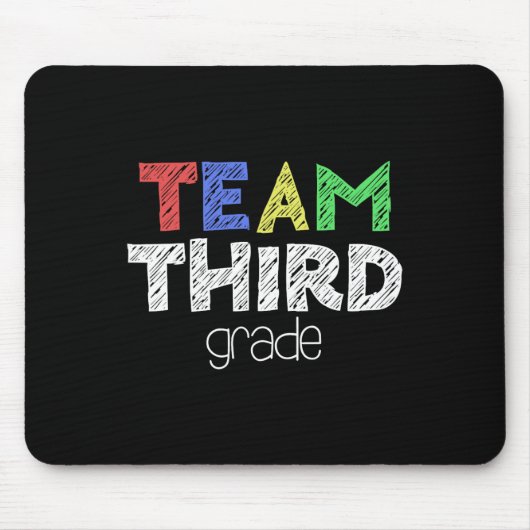 3. Klasse zurück zur Schule Mousepad (Vorne)