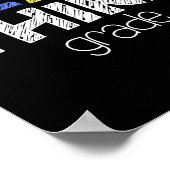 3. Klasse zurück zur Schule Poster (Ecke)