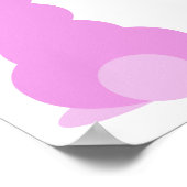 3 kleine bunnies in pastellfarbenen poster (Ecke)