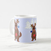 3 Kleine Rentiere Kaffeetasse (Vorderseite Links)