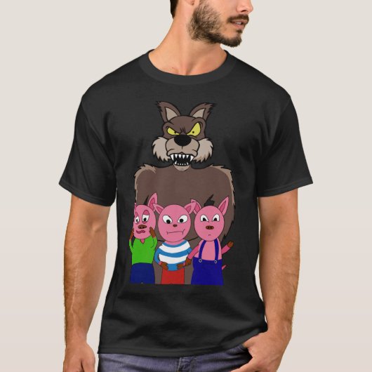 3 Kleine Schweine Klassischer T - Shirt (Vorderseite)