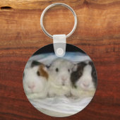 3 kleine Schweine Schlüsselanhänger (Vorderseite)
