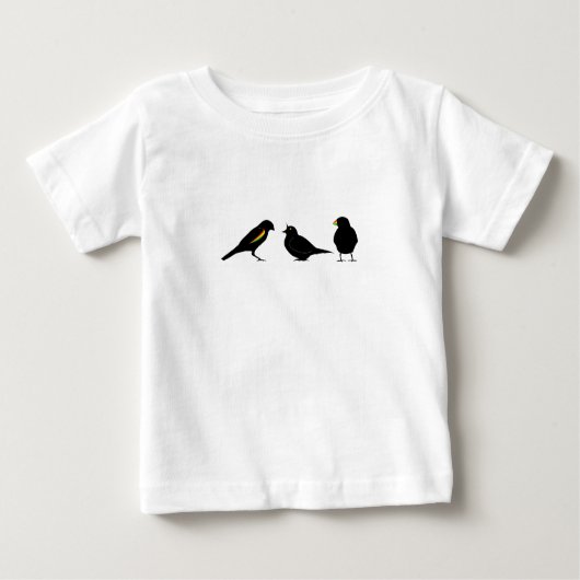 3 kleine Vögel durch erndub Baby T-shirt (Vorderseite)