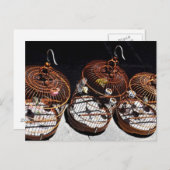 3 Kleine Vögel in China Postkarte (Vorne/Hinten)