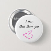 <3 Knopf Button (Vorne & Hinten)