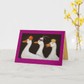 3-Köche-Karte Karte (Gelbe Blume)