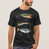 3 Köder T-Shirt (Vorderseite)