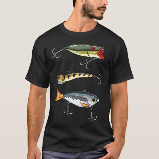 3 Köder T-Shirt (Vorderseite)
