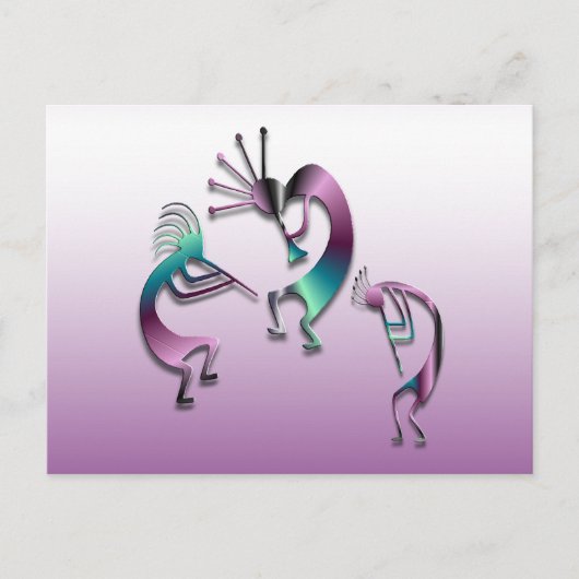 3 Kokopelli 107 Postkarte (Vorderseite)