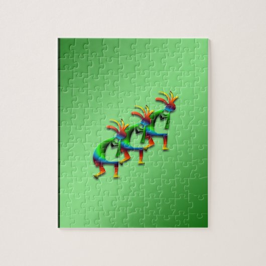 3 Kokopelli #29 Puzzle (Vertikal)