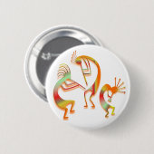 3 Kokopelli #51 Button (Vorne & Hinten)