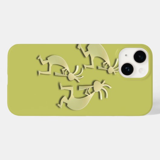 3 Kokopelli #57 Case-Mate iPhone Hülle (Rückseite (Horizontal))
