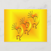 3 Kokopelli #89 Postkarte (Vorderseite)