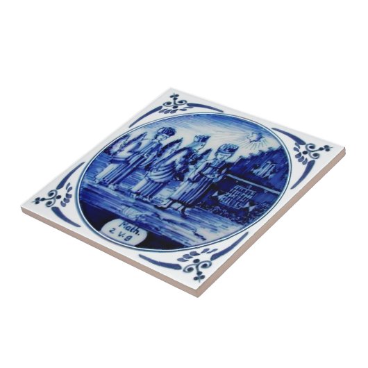 3 Könige nach Star (Matthew 2:9) Repro Delft Fliese (Seite)