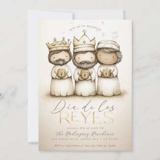 3 Könige Tag Mexikanisches Día de Los Reyes Party Einladung