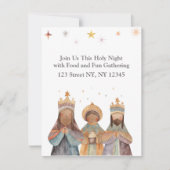 3 Könige Weihnachtskarte oder Einladung (Vorderseite)