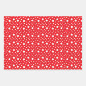 3 Koordinierung der Weihnachtsbaum-Snowman-Sterne Geschenkpapier Set (Vorderseite 2)