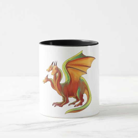 3-köpfiger Drache Tasse (Zentrum)