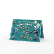 3-köpfiges Party mit benutzerdefinierter, horizont