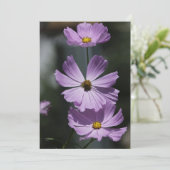 3 Kosmos - flache Grußkarte Karte (Stehend Vorderseite)