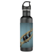 3 Krähen Edelstahlflasche (Vorderseite)