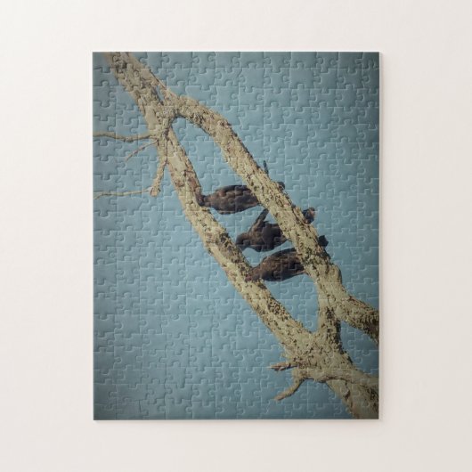 3 Krähen Puzzle (Vertikal)