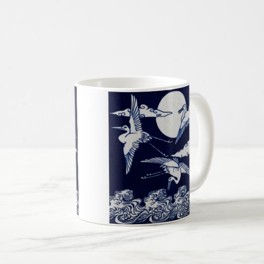 3 Krane Kaffeetasse (VorderseiteRechts)