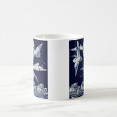 3 Krane Kaffeetasse (Mittel)