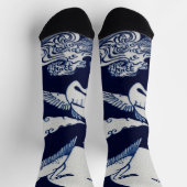 3 Krane Socken (Oben)