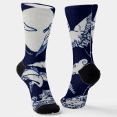 3 Krane Socken (Gewinkelt)