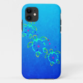 3 Krawatte gefärbte Honu Schildkröten Case-Mate iPhone Hülle (Rückseite)