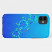 3 Krawatte gefärbte Honu Schildkröten Case-Mate iPhone Hülle (Rückseite (Horizontal))