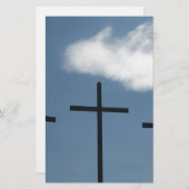 3 Kreuze Briefpapier (Vorne/Hinten)