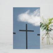 3 Kreuze Briefpapier (Stehend Vorderseite)