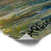 3 Kreuze "Heute bist du bei mir im Paradies" Poster (Ecke)