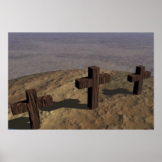 3 Kreuze Poster (Vorne)